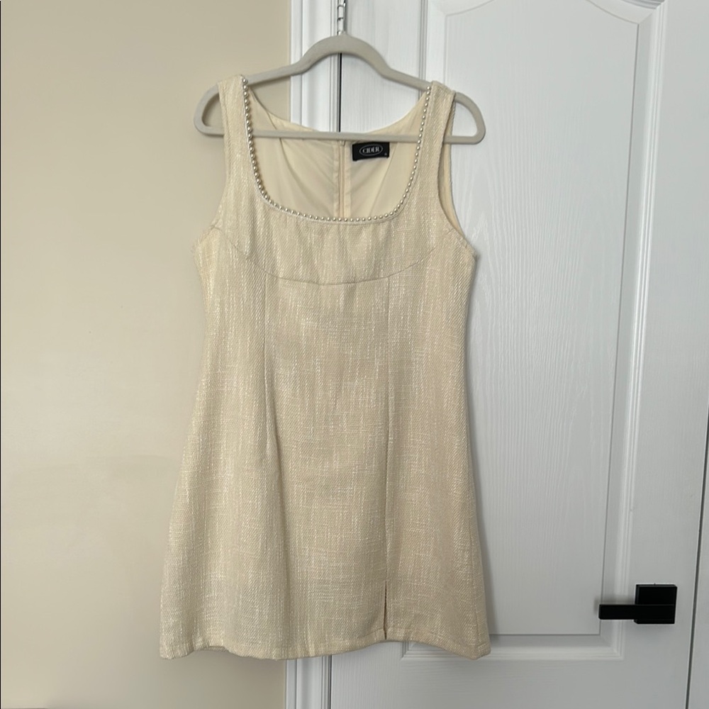 Cider Cream Mini Dress
